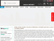 Tablet Screenshot of ethnicvoyage.com